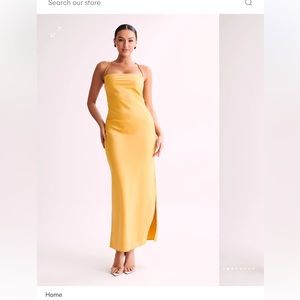 Meshki Sydney Yellow Dress